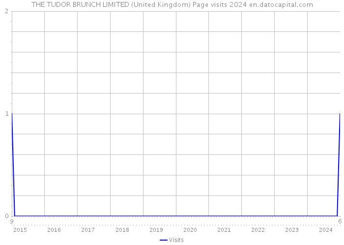 THE TUDOR BRUNCH LIMITED (United Kingdom) Page visits 2024 