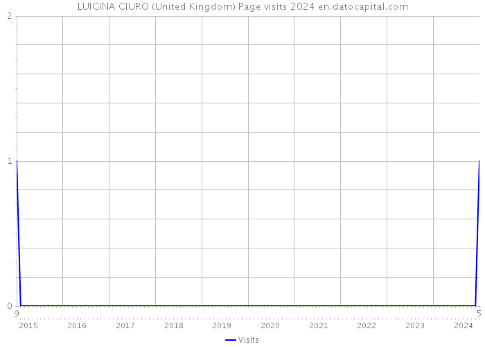 LUIGINA CIURO (United Kingdom) Page visits 2024 