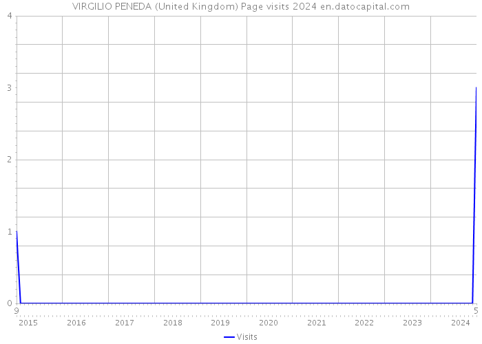 VIRGILIO PENEDA (United Kingdom) Page visits 2024 