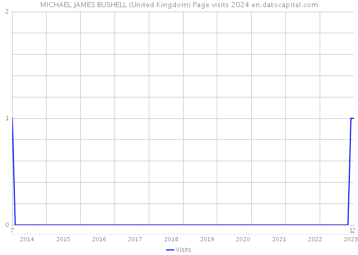 MICHAEL JAMES BUSHELL (United Kingdom) Page visits 2024 