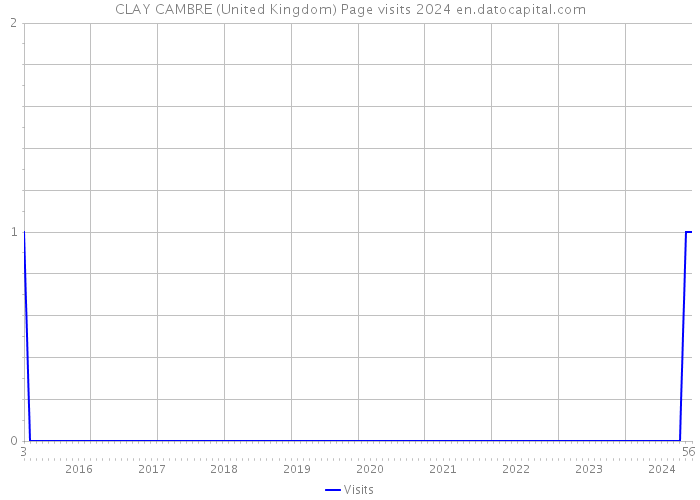 CLAY CAMBRE (United Kingdom) Page visits 2024 