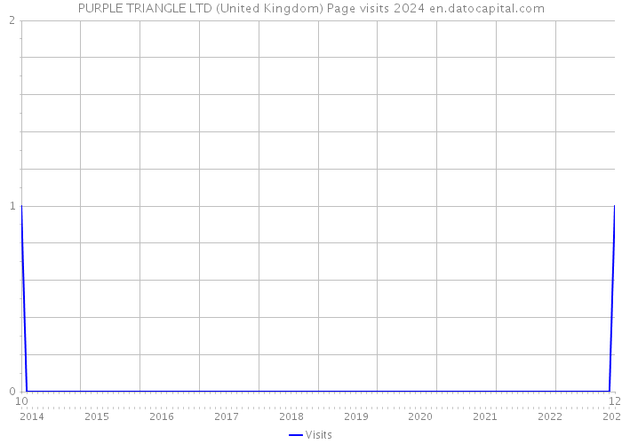 PURPLE TRIANGLE LTD (United Kingdom) Page visits 2024 