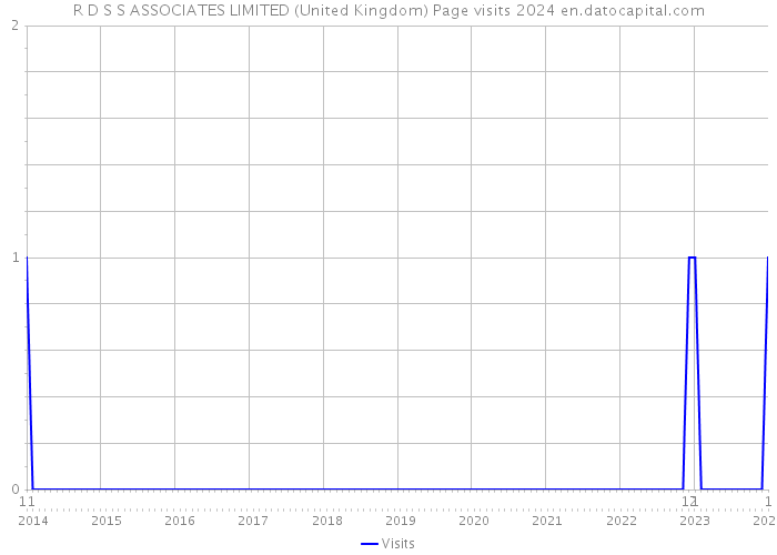 R D S S ASSOCIATES LIMITED (United Kingdom) Page visits 2024 