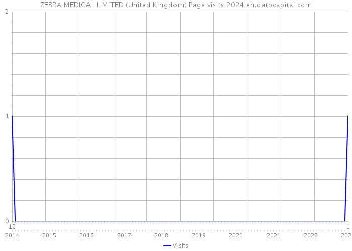 ZEBRA MEDICAL LIMITED (United Kingdom) Page visits 2024 