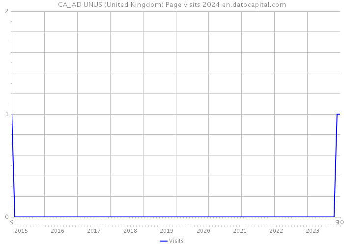 CAJJAD UNUS (United Kingdom) Page visits 2024 