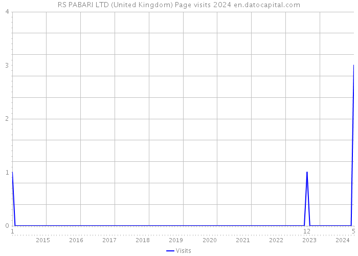 RS PABARI LTD (United Kingdom) Page visits 2024 