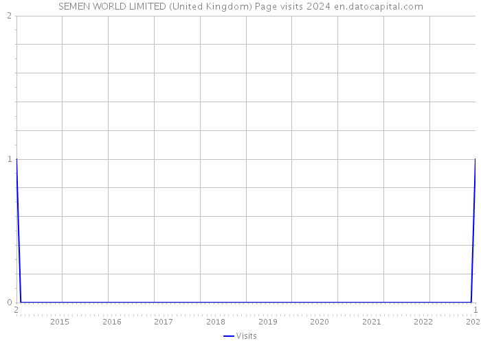 SEMEN WORLD LIMITED (United Kingdom) Page visits 2024 