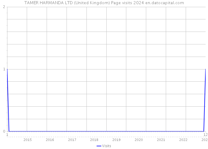 TAMER HARMANDA LTD (United Kingdom) Page visits 2024 