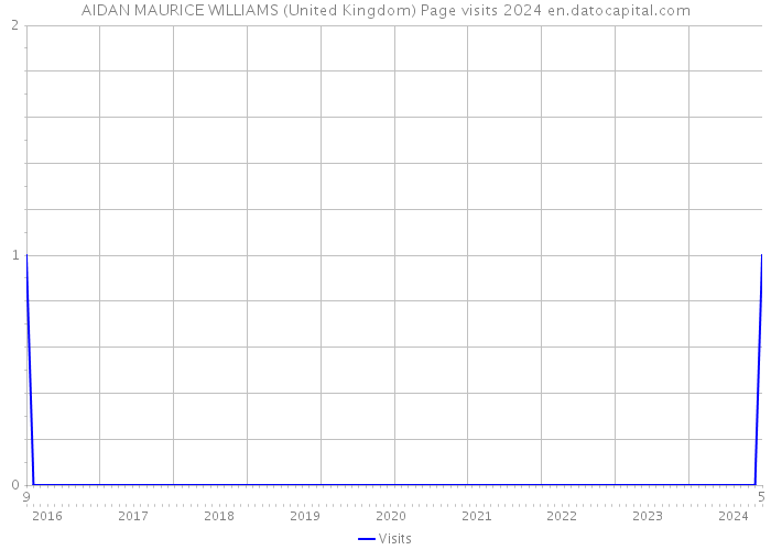 AIDAN MAURICE WILLIAMS (United Kingdom) Page visits 2024 