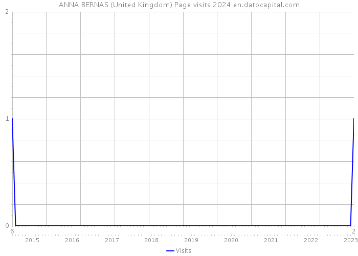 ANNA BERNAS (United Kingdom) Page visits 2024 