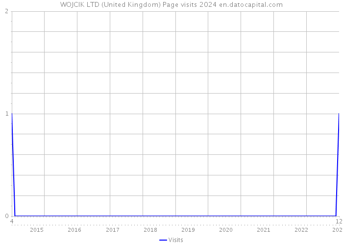 WOJCIK LTD (United Kingdom) Page visits 2024 