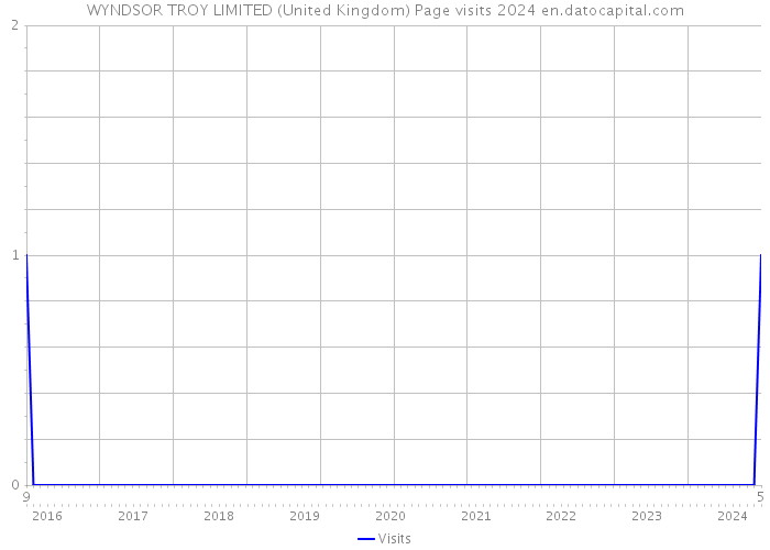 WYNDSOR TROY LIMITED (United Kingdom) Page visits 2024 