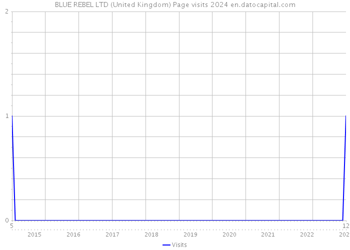 BLUE REBEL LTD (United Kingdom) Page visits 2024 