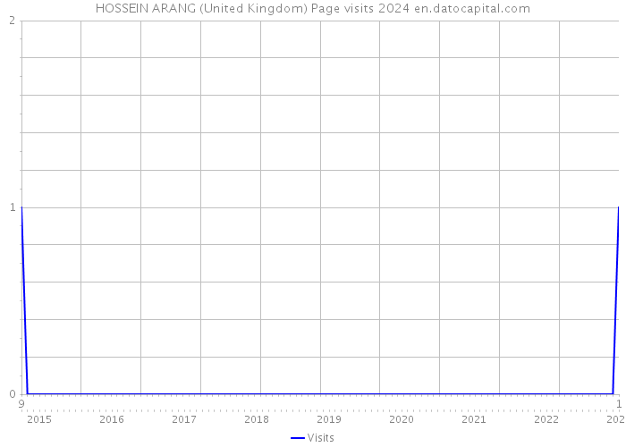 HOSSEIN ARANG (United Kingdom) Page visits 2024 