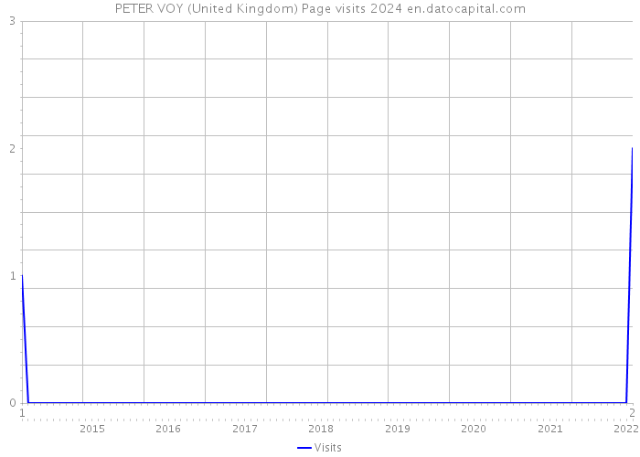 PETER VOY (United Kingdom) Page visits 2024 