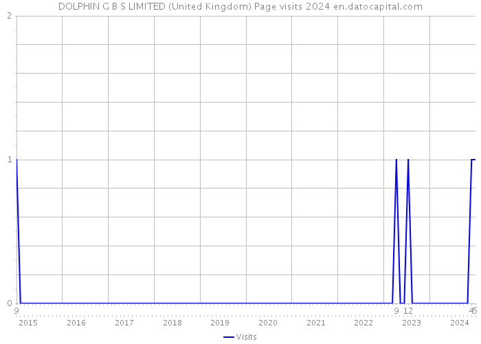 DOLPHIN G B S LIMITED (United Kingdom) Page visits 2024 