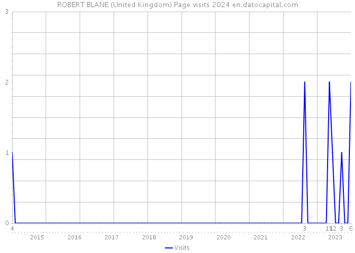 ROBERT BLANE (United Kingdom) Page visits 2024 