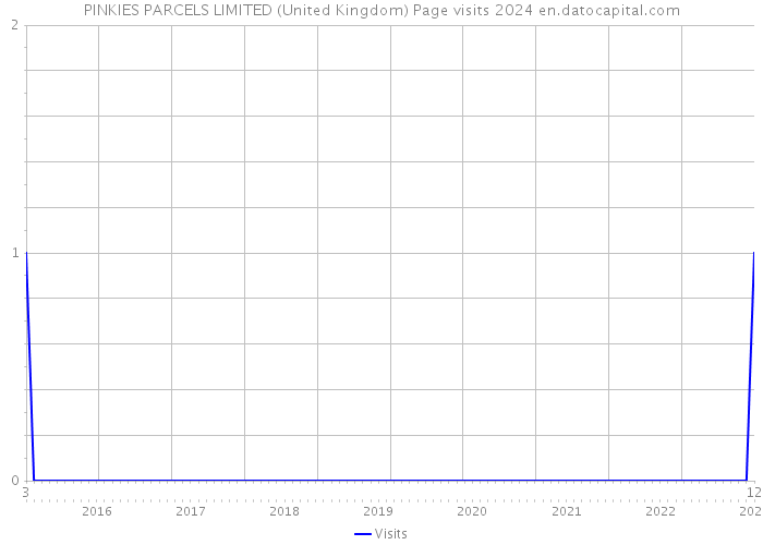 PINKIES PARCELS LIMITED (United Kingdom) Page visits 2024 