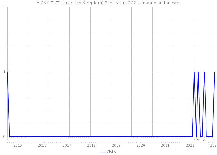 VICKY TUTILL (United Kingdom) Page visits 2024 