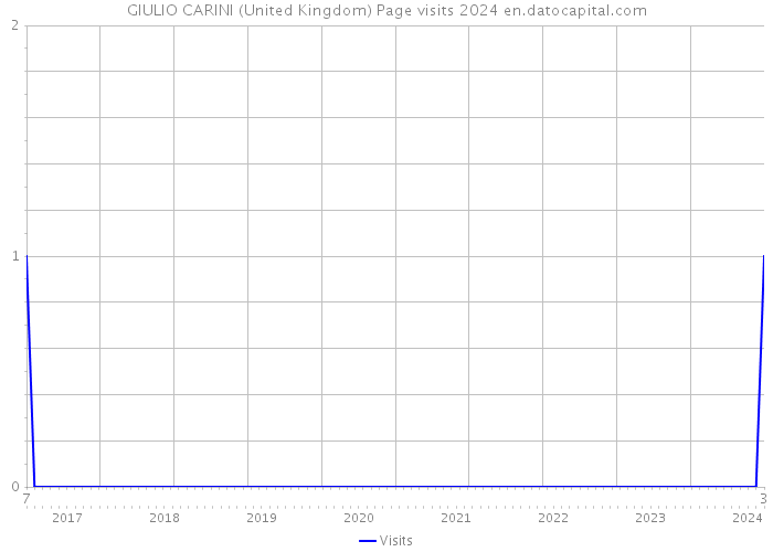 GIULIO CARINI (United Kingdom) Page visits 2024 