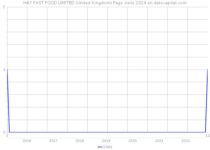 H&Y FAST FOOD LIMITED (United Kingdom) Page visits 2024 