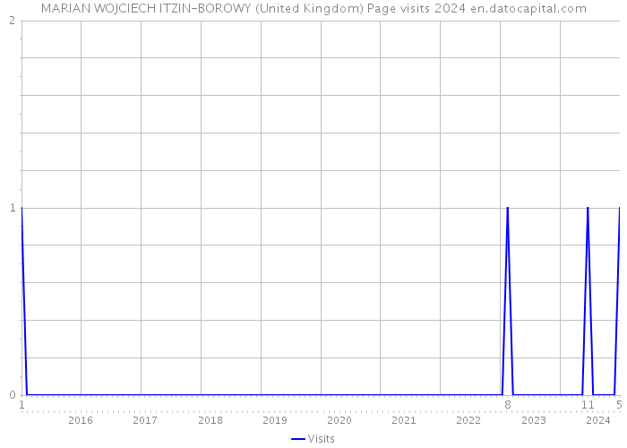 MARIAN WOJCIECH ITZIN-BOROWY (United Kingdom) Page visits 2024 