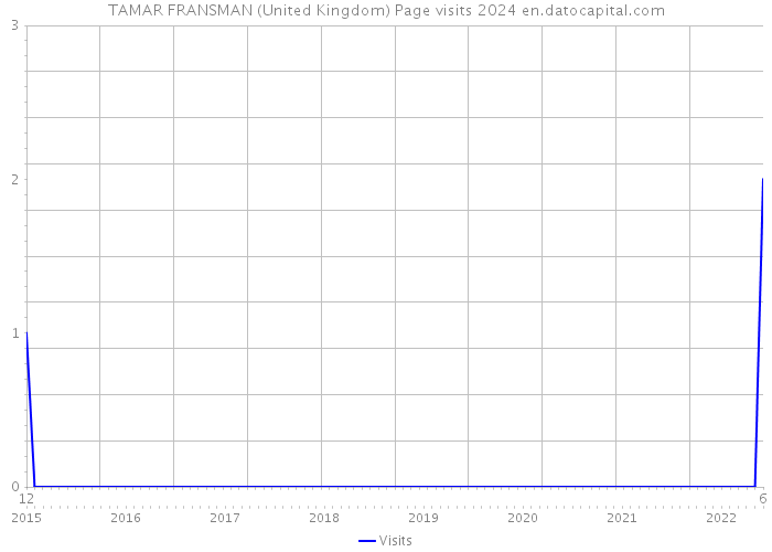 TAMAR FRANSMAN (United Kingdom) Page visits 2024 