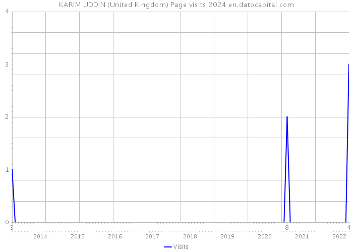 KARIM UDDIN (United Kingdom) Page visits 2024 