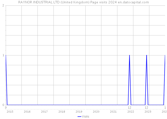 RAYNOR INDUSTRIAL LTD (United Kingdom) Page visits 2024 