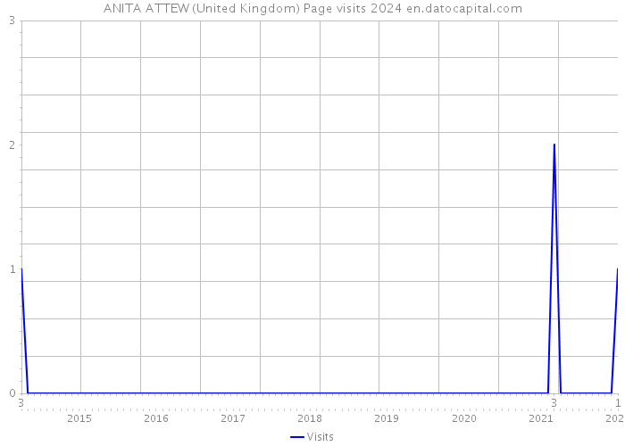 ANITA ATTEW (United Kingdom) Page visits 2024 