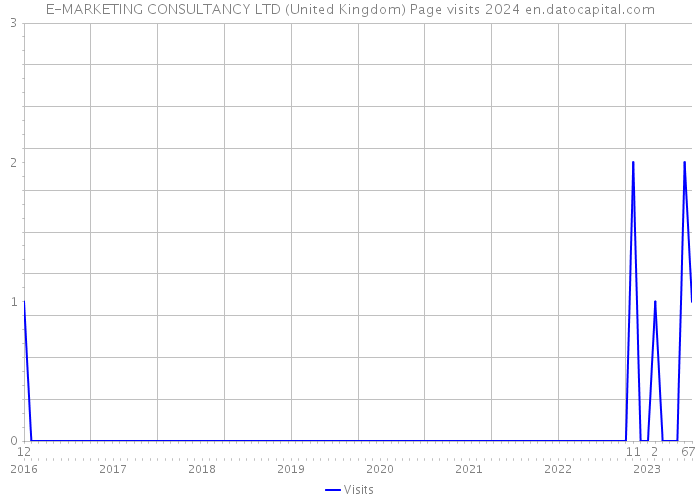 E-MARKETING CONSULTANCY LTD (United Kingdom) Page visits 2024 