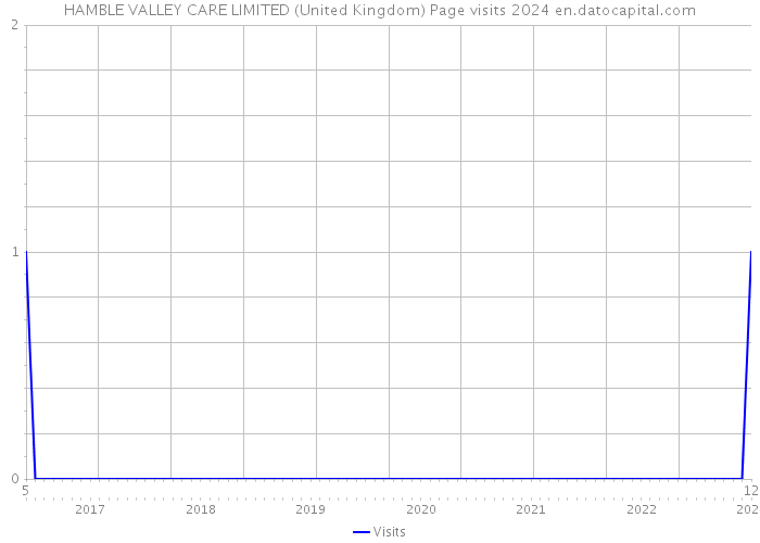 HAMBLE VALLEY CARE LIMITED (United Kingdom) Page visits 2024 