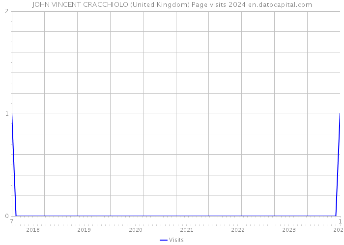 JOHN VINCENT CRACCHIOLO (United Kingdom) Page visits 2024 