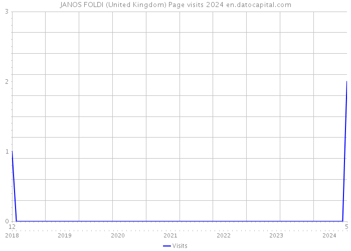 JANOS FOLDI (United Kingdom) Page visits 2024 
