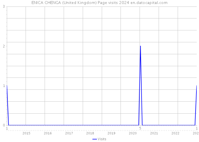 ENICA CHENGA (United Kingdom) Page visits 2024 