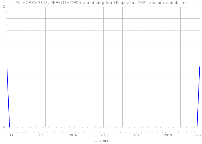 PALACE CARS (SURREY) LIMITED (United Kingdom) Page visits 2024 