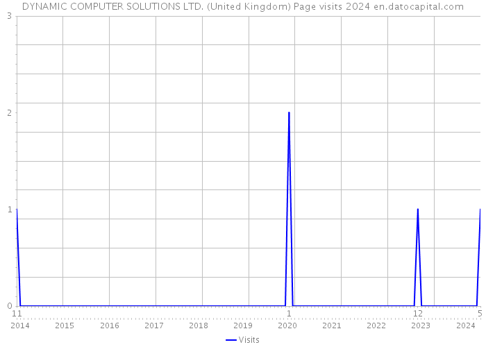 DYNAMIC COMPUTER SOLUTIONS LTD. (United Kingdom) Page visits 2024 