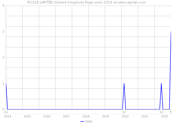 PICKLE LIMITED (United Kingdom) Page visits 2024 