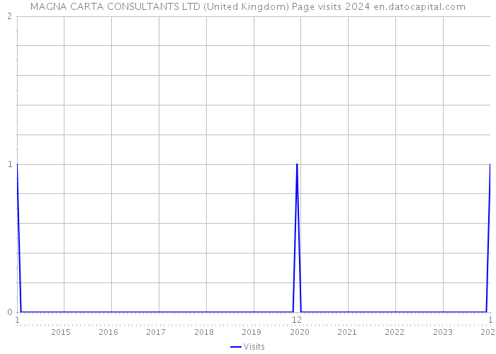MAGNA CARTA CONSULTANTS LTD (United Kingdom) Page visits 2024 