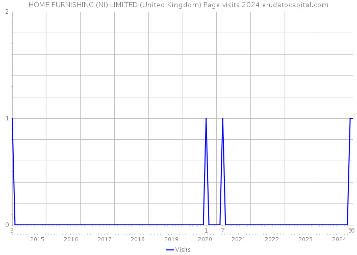 HOME FURNISHING (NI) LIMITED (United Kingdom) Page visits 2024 