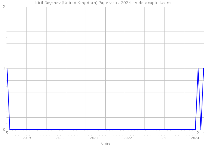 Kiril Raychev (United Kingdom) Page visits 2024 