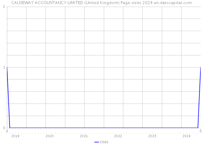 CAUSEWAY ACCOUNTANCY LIMITED (United Kingdom) Page visits 2024 