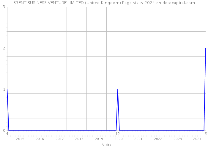 BRENT BUSINESS VENTURE LIMITED (United Kingdom) Page visits 2024 
