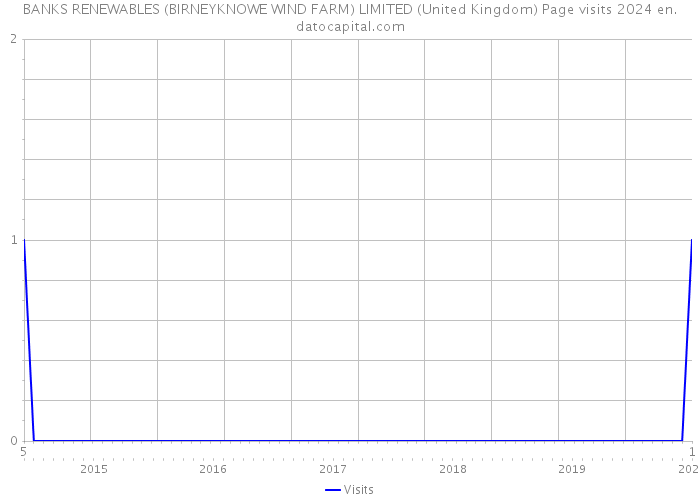 BANKS RENEWABLES (BIRNEYKNOWE WIND FARM) LIMITED (United Kingdom) Page visits 2024 