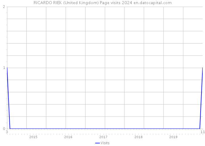 RICARDO RIEK (United Kingdom) Page visits 2024 