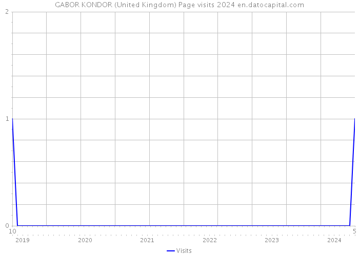GABOR KONDOR (United Kingdom) Page visits 2024 