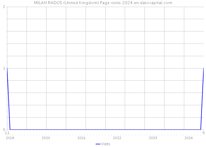 MILAN RADOS (United Kingdom) Page visits 2024 
