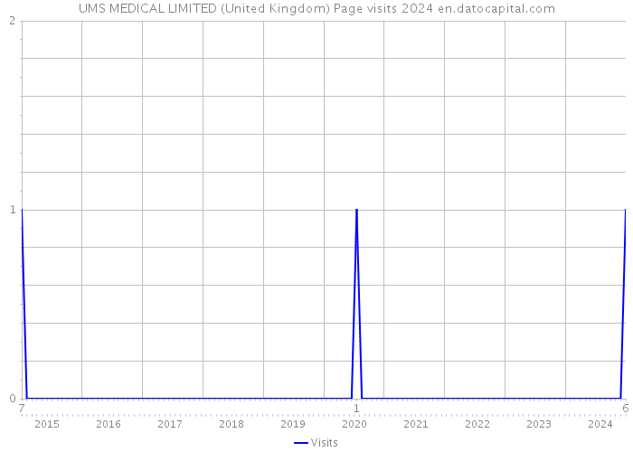 UMS MEDICAL LIMITED (United Kingdom) Page visits 2024 