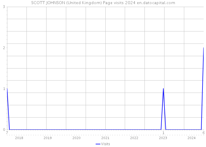 SCOTT JOHNSON (United Kingdom) Page visits 2024 
