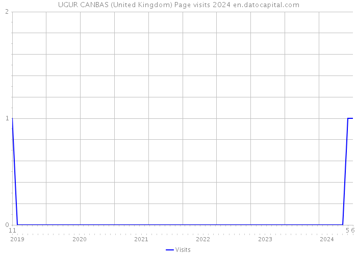 UGUR CANBAS (United Kingdom) Page visits 2024 